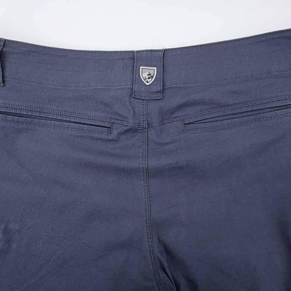 Kuhl Shorts Mens 36 Navy Blue Cotton Nylon Stretch Hiking Outdoor Excellent Con - Picture 3 of 11